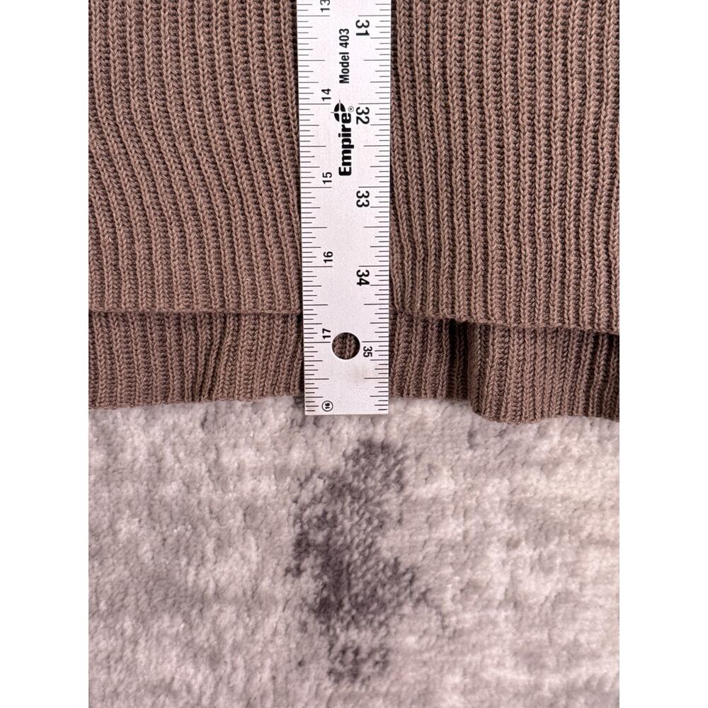 Free People Beach Picnic Sweater Dress Large Womens Brown - Picture 6 of 8